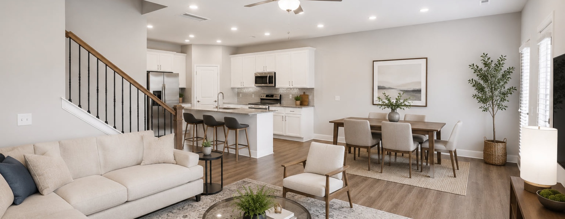 Open Concept Living  at Kindrey Townhomes